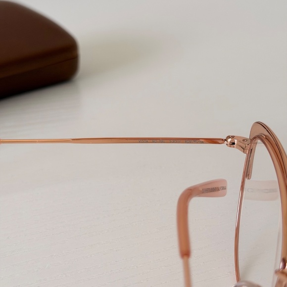 New Garrett Leight Glasses, Vista RG-PBL, Rose Gold, Vintage Style, Authentic main image 9